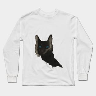 Black cat Long Sleeve T-Shirt